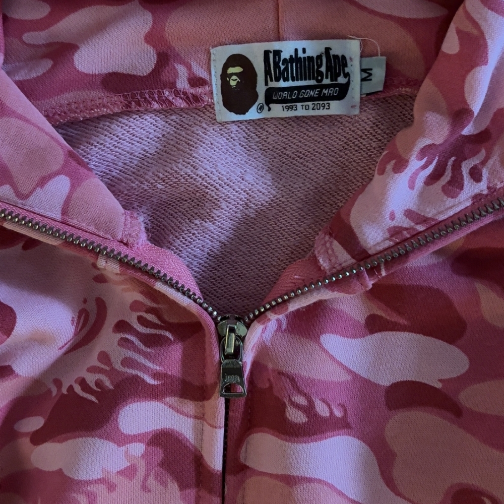 Bape Pink Camo Women's Hoodie